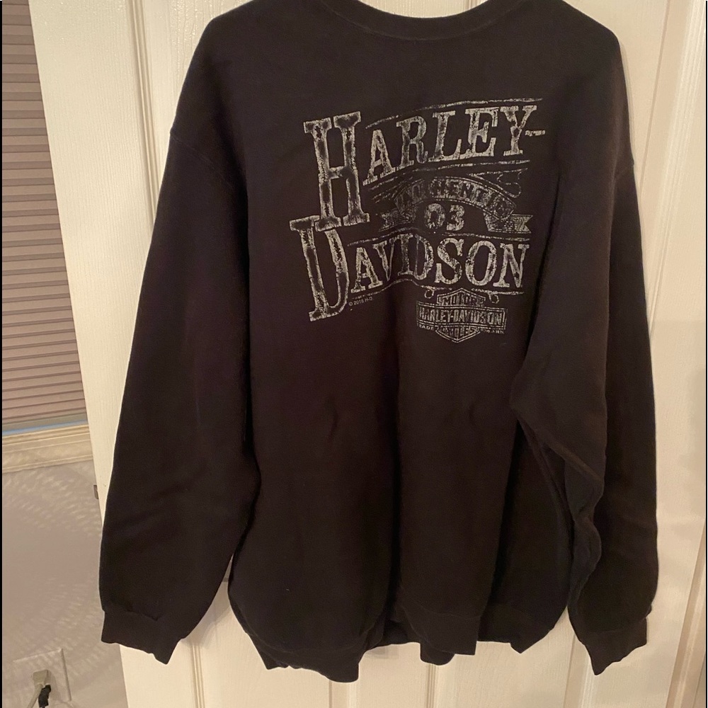 Mens Harley Davidson sweat shirt
